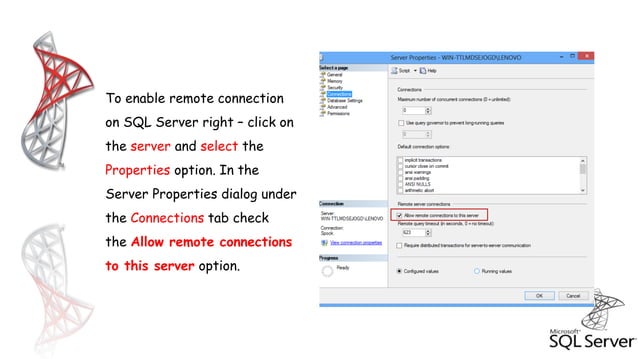 Make SQL Server DB Accessible Remotely | PPT