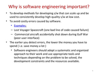 Software Engineering (Introduction to Software Engineering) | PPT