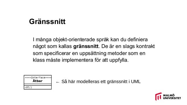 Introduktion Till Uml Ooad Oop Del 1