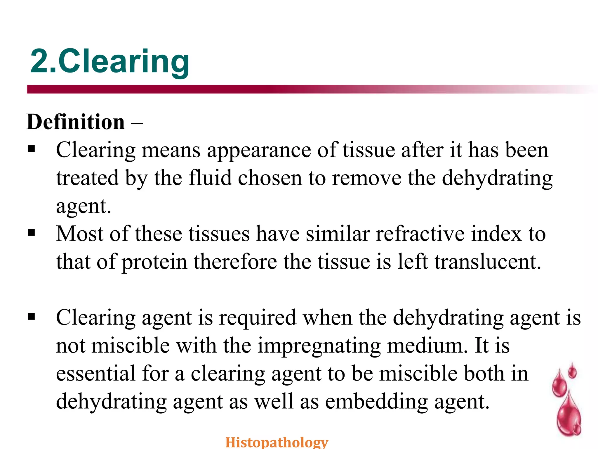 Lecture 2. tissue processing | PPTX