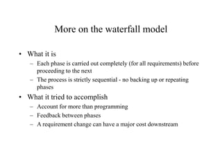 Software Process Model | PDF
