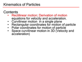 Lecture Dynamics Kinetics of Particles.pdf | Free Download