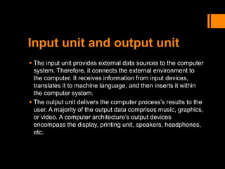 cental processing unit and all its components | PPT