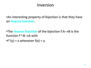 Bijective Inverse Function Examples Applied Calculus New Free Lecture 2.1 .ppt