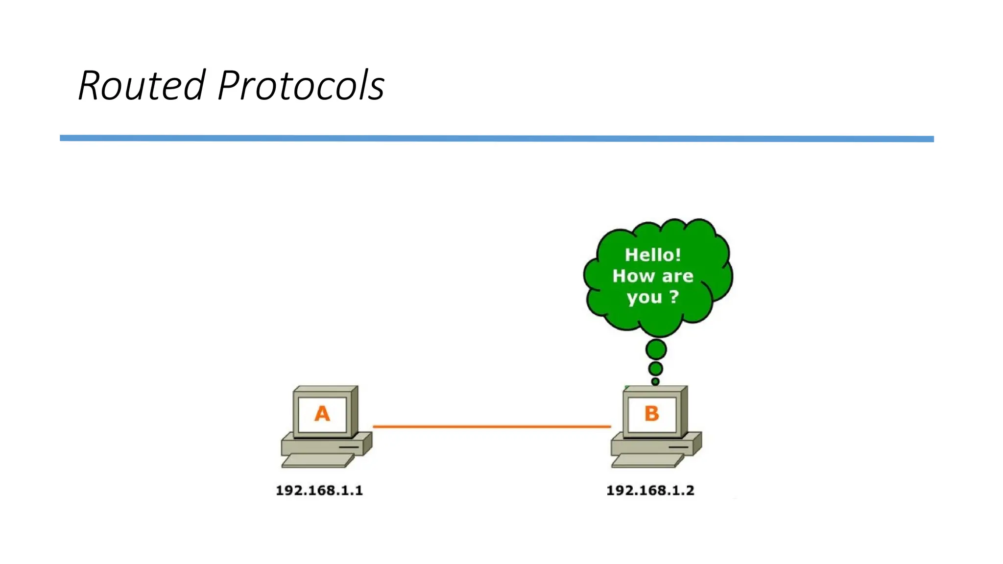 Routed Protocols
 