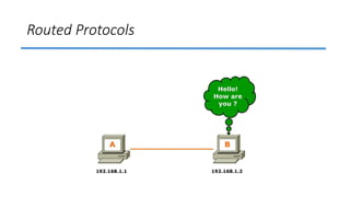 Routed Protocols
 