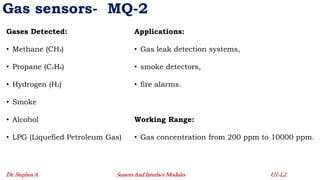 Common Sensors and their Working Principles