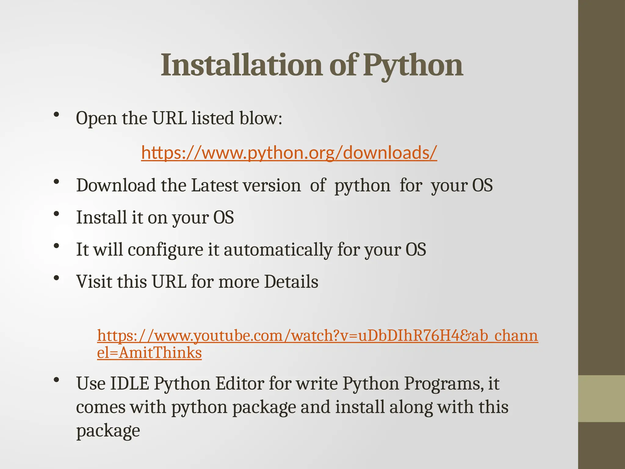 Computer Languages: Python, Html css javascript | PPT