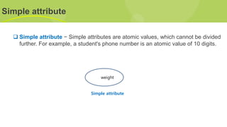 Example Simple Attribte Lecture 2 database management system.pdf