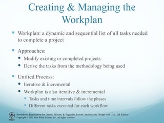 System analysis and design project management .ppt