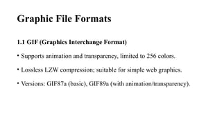Lecture 2.3 Graphic and Animation File Formats.pptx