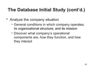 Database System Development Lifecycle (Chapter) | PPTX