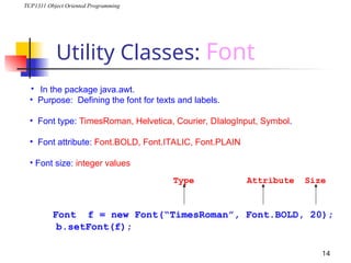 java fundamentals with object-oriented programming introduction | PPT