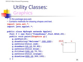 java fundamentals with object-oriented programming introduction | PPT