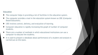 Basics of Computer systems and their workinh | PPTX