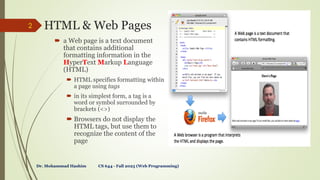 Web Programming (HTML part1) introduction.pdf