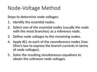 fundamental of electric circuits_basics. | PPTX