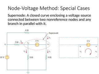 Supernode Definition fundamental of electric circuits_basics. | PPTX