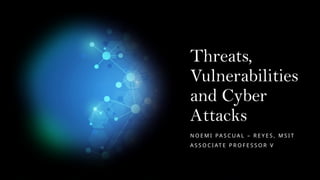 threats vulnerabilities and cyber attacks | PPTX