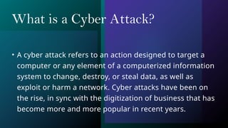 threats vulnerabilities and cyber attacks | PPTX