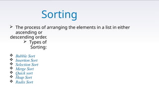 Lecture 2. selection sort algorithm semester one | PPTX