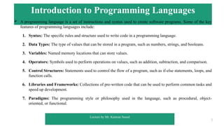Libraries Syntax Programming Lecture 2.pptx of c program and hehekoenku | PPTX