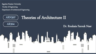 Comprehensive Theories and Evolution of Modern Architecture | PDF