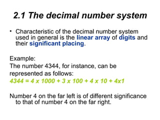 Numbers 4344 Fundamentals of Number Systems, Codes, and Digital Signal Generation in ...