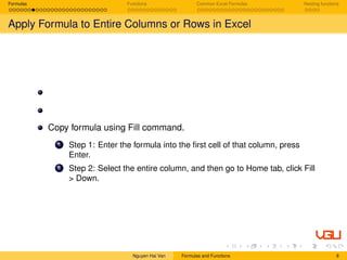 Comprehensive Guide to Excel Formulas and Functions for Dynamic Data ...