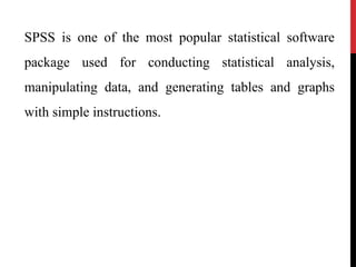 Comprehensive Guide to Basic Statistical Analysis Using SPSS in ...