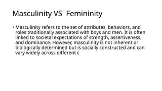 Understanding Masculinities: Gender, Patriarchy, and Social Constructs ...