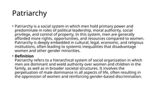Understanding Masculinities: Gender, Patriarchy, and Social Constructs ...