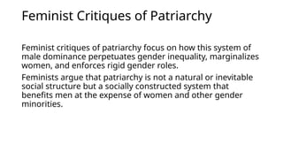 Understanding Masculinities: Gender, Patriarchy, and Social Constructs ...