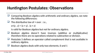 Comprehensive Guide to Boolean Algebra and Digital Logic Design | PPTX