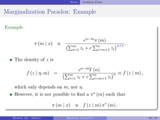 Marginalisation Math bayesian_statistics_introduction_uppsala_university | PDF
