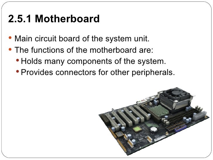 Lecture 2.5 hardware