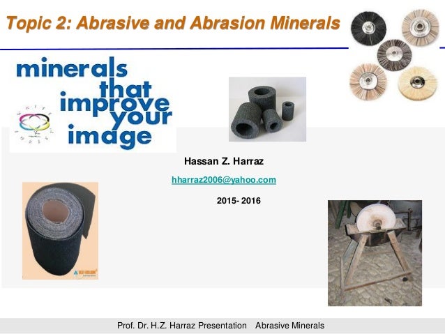Abrasive And Abrasion Minerals