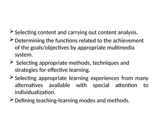 Selecting Content LECTURE 2- APPLICATION OF THE SYSTEMS APPROACH TO INSTRUCTION.pptx