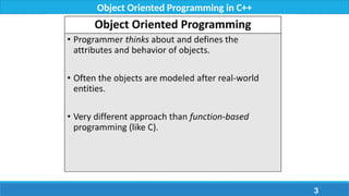 Lecture 2 - Classes, Access Specifiers, Types of variables in C++.pptx