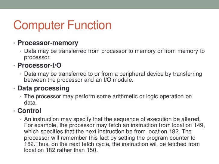 Lecture 2 computer function