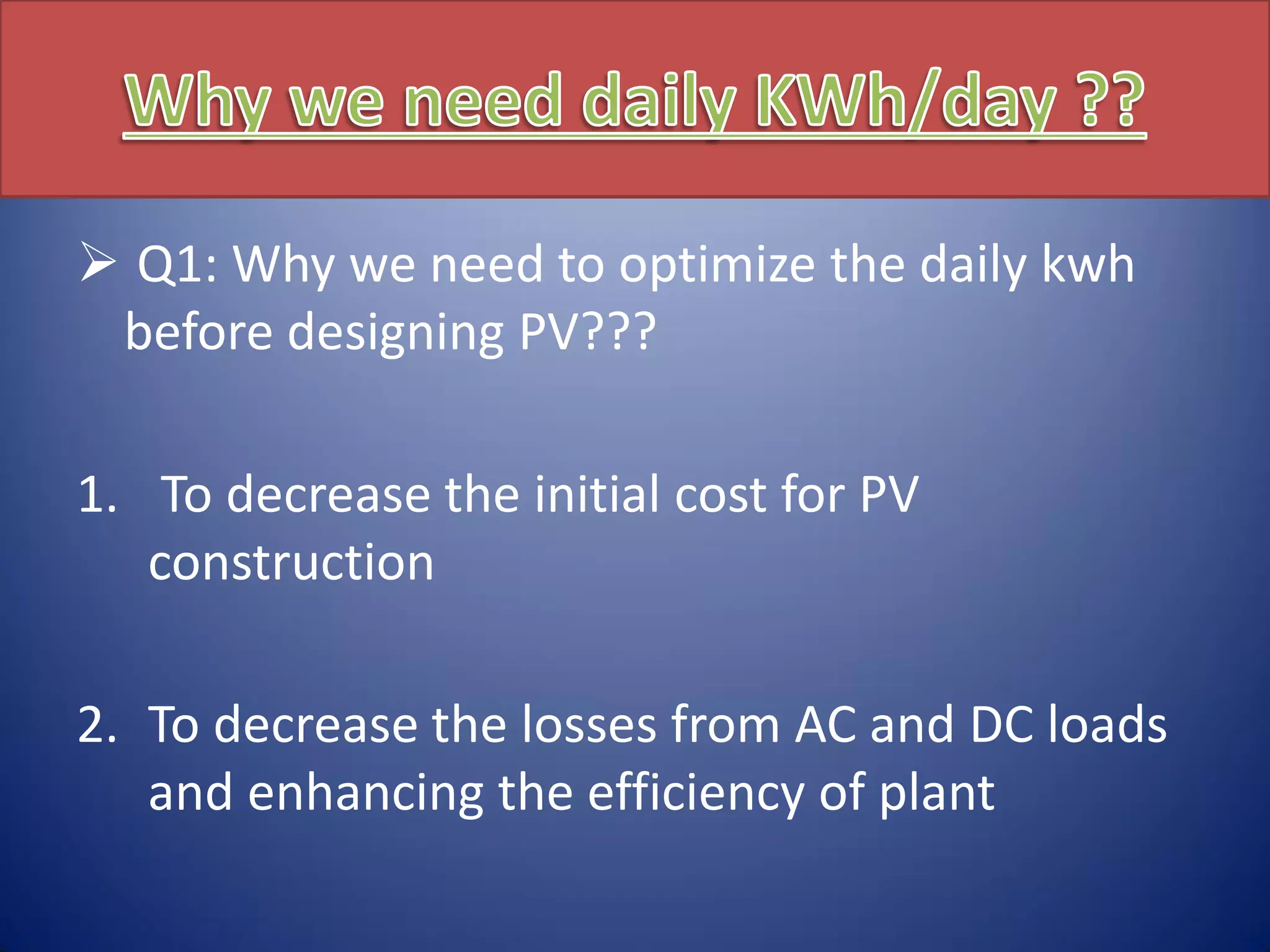 Lecture 2: Electrical load demand analysis and management | PDF