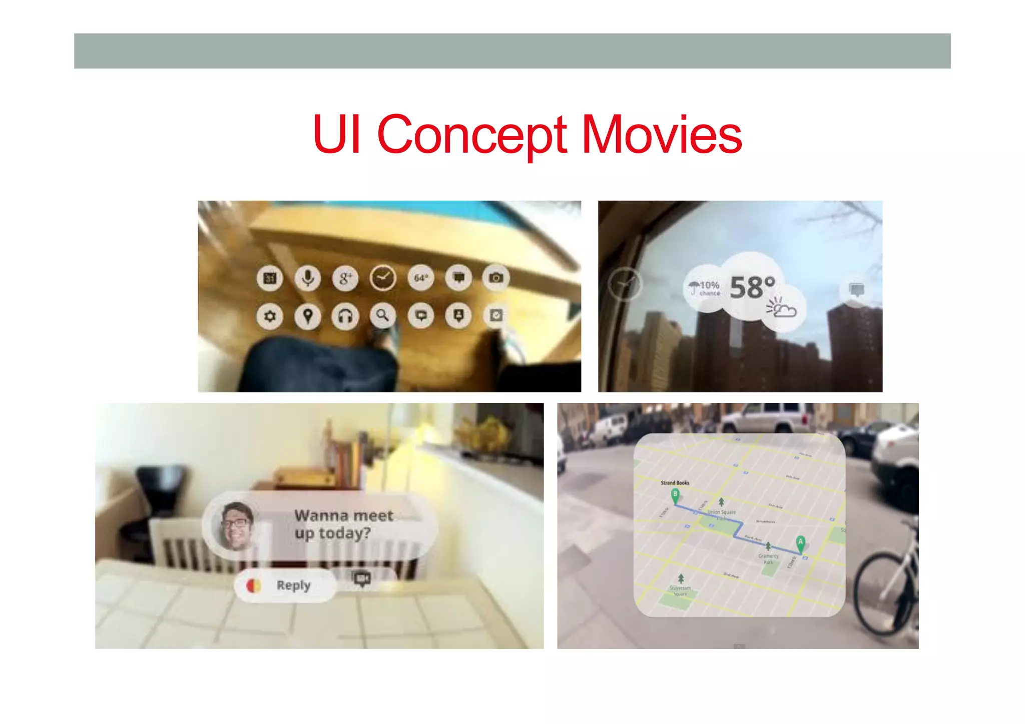 UI Concept Movies
 