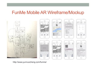 FunMe Mobile AR Wireframe/Mockup
http://www.yunnuocheng.com/funme/
 