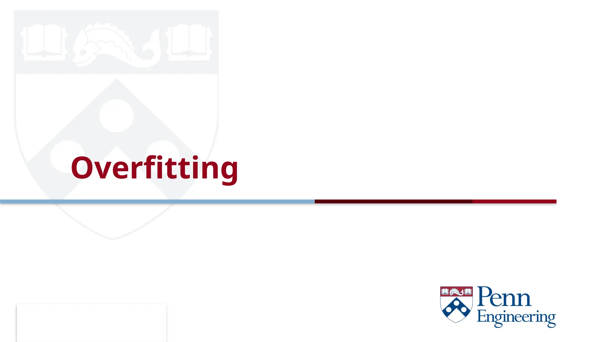 CIS 419/519 Fall’19
Overfitting
 