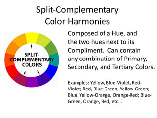Comprehensive Guide to the Visual Elements and Color Theory in Art | PPTX