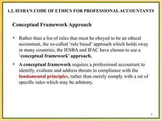 Iesba Ethical Code lecture 2 sdfghjklrtyuiocvbnmfghjklfghjhj | PPTX