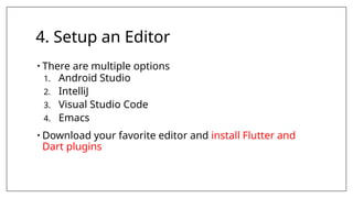 Lecture 2 - Flutter Installation & Setup.pptx