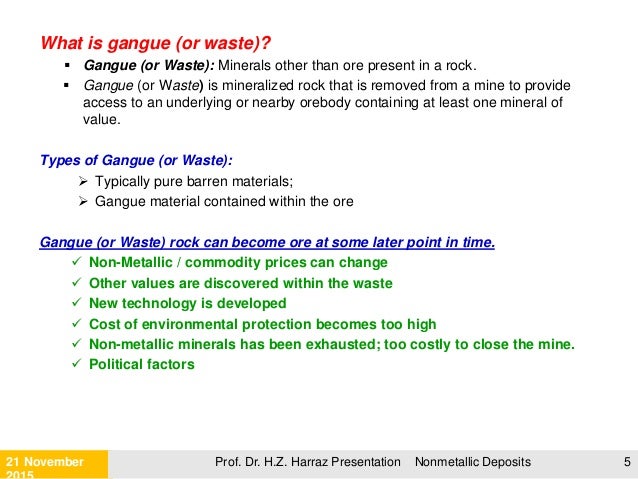 Lecture 1 Concepts Of An Nonrenewable Nonmetallic Mineral Resources