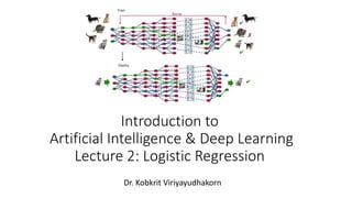 [Lecture 2] AI and Deep Learning: Logistic Regression (Theory) | PPTX ...