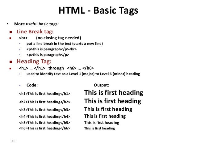 Lecture 2 introduction to html